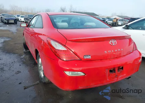 2007 Toyota Camry Solara Se z USA, uszkodzony, nr VIN 4T1CE30P87U755926